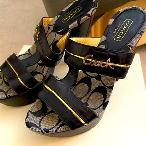 COPY - Coach wedge sandal.